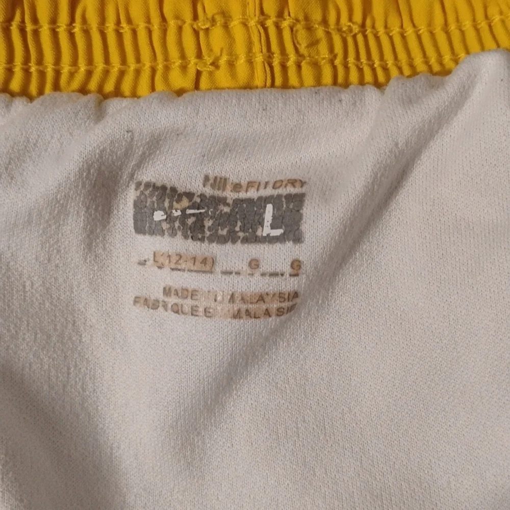 Yellow Women's Athletic Shorts - Picture 2 of 2